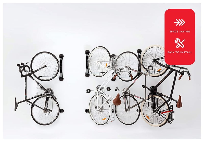 Steadyrack Bike Rack - Easy Lift Swivel Bike Wall Mount, Vertical Storage Solution for Bicycles with Fenders or Mudguards, Garage Bicycle Rack Wall Mount for Home - Image 5